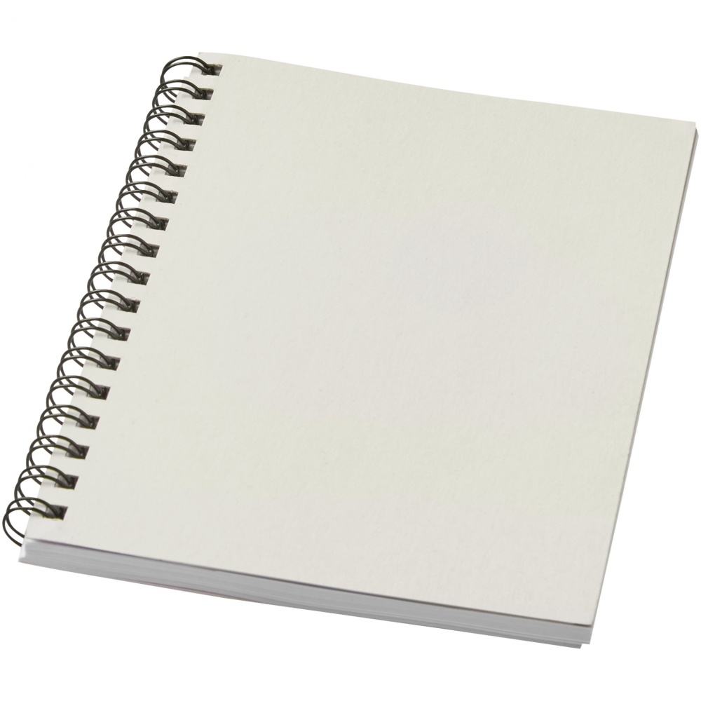 Logo trade corporate gift photo of: Desk-Mate® A6 colour spiral notebook