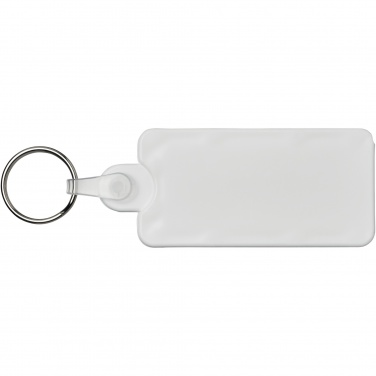 Logotrade promotional product image of: Kym recycled tyre tread check keychain