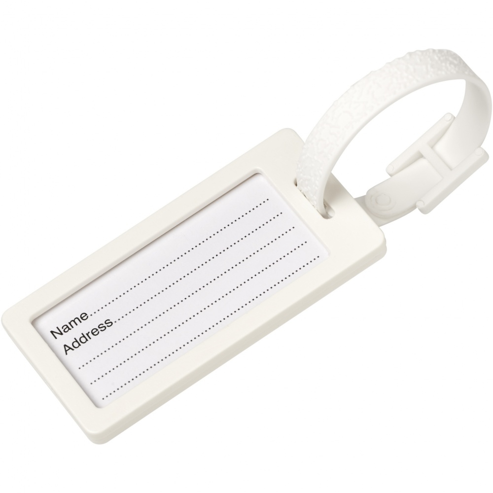 Logotrade promotional merchandise picture of: River recycled window luggage tag