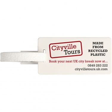 Logotrade promotional giveaways photo of: River recycled window luggage tag