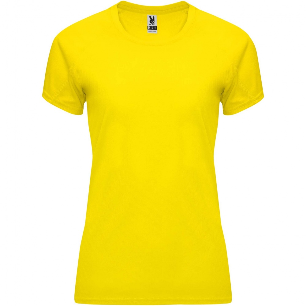 Logo trade promotional products image of: Bahrain short sleeve women's sports t-shirt