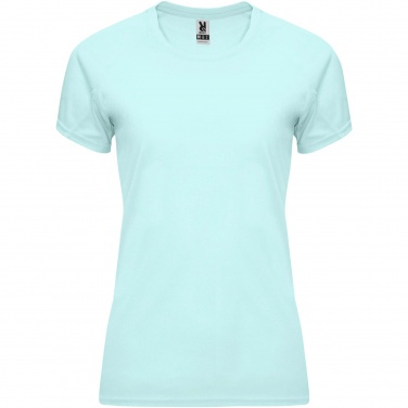 Logo trade advertising products image of: Bahrain short sleeve women's sports t-shirt