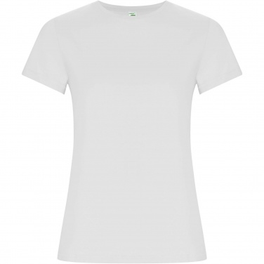 Logo trade business gifts image of: Golden short sleeve women's t-shirt
