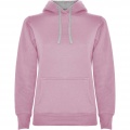 Urban women's hoodie, Light pink / Marl Grey