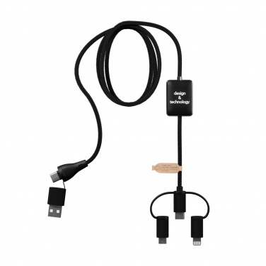 Logotrade promotional item picture of: SCX.design C48 CarPlay 5-in-1 charging cable 