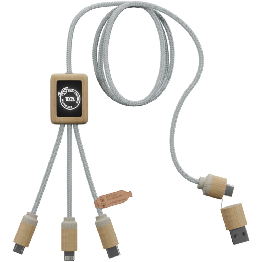 Logotrade promotional products photo of: SCX.design C49 5-in-1 charging cable