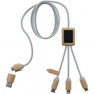Logo trade promotional gifts picture of: SCX.design C49 5-in-1 charging cable