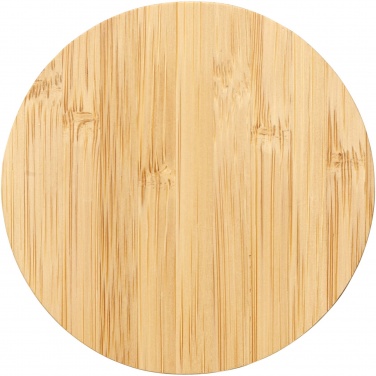 Logo trade promotional gifts picture of: Essence 15W bamboo wireless charging pad