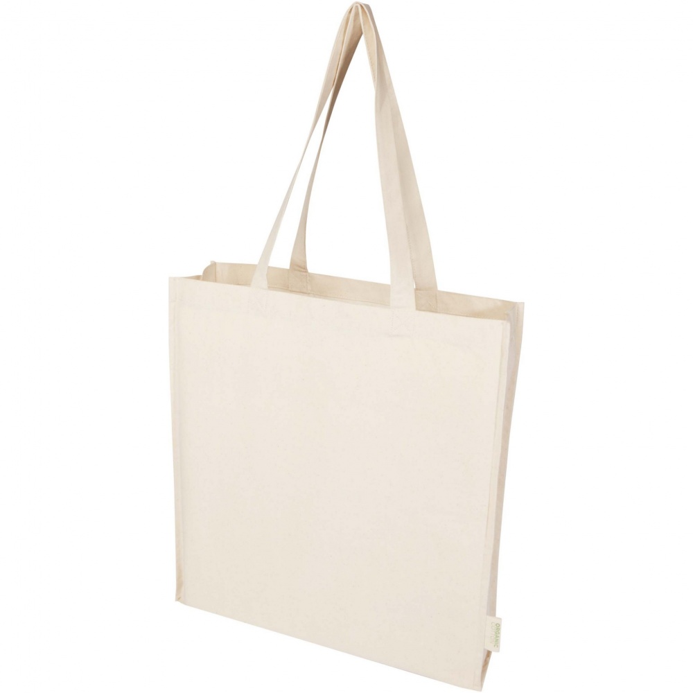 Logotrade promotional item image of: Orissa 180 g/m² organic full gusset tote bag 14L
