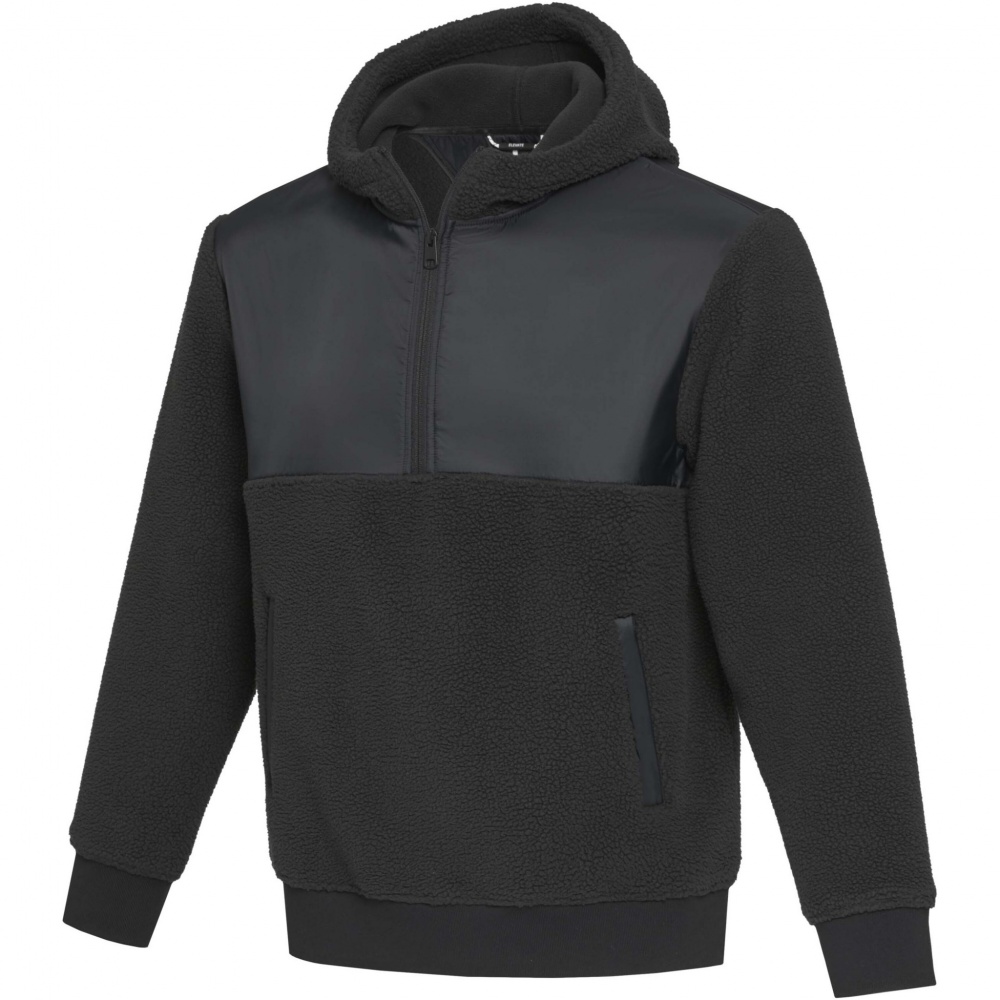 Logo trade business gifts image of: Evans unisex recycled sherpa fleece