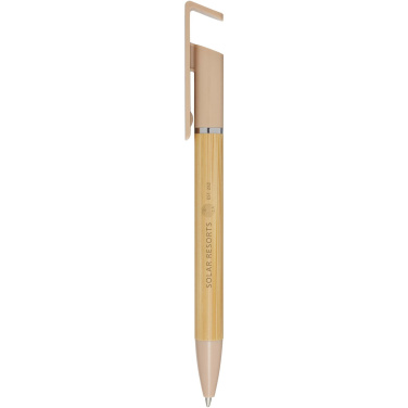 Logotrade promotional merchandise image of: Delfina phone holder pen