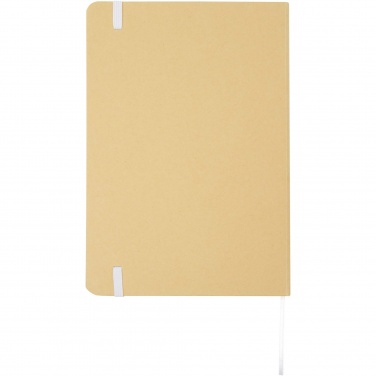 Logo trade corporate gifts picture of: Nelida A5 recycled cardboard hard cover notebook