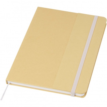 Logotrade promotional merchandise photo of: Nelida A5 recycled cardboard hard cover notebook