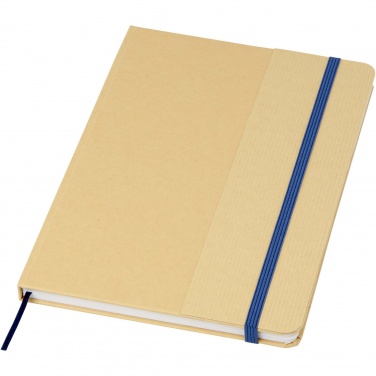 Logo trade advertising products image of: Nelida A5 recycled cardboard hard cover notebook