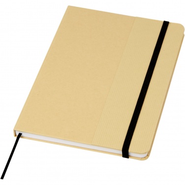 Logotrade business gift image of: Nelida A5 recycled cardboard hard cover notebook