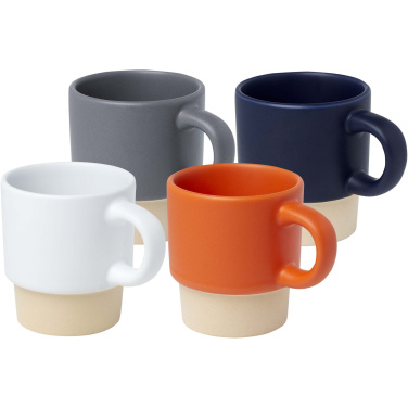 Logotrade promotional items photo of: Olympia 130 ml stackable expresso cup with clay bottom