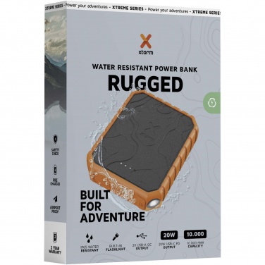 Logo trade promotional items picture of: Xtorm XR201 Xtreme 10.000 mAh 20W QC3.0 waterproof rugged power bank with torch