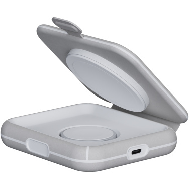 Logotrade promotional item picture of: Xtorm XWF21 15W foldable 2-in-1 wireless travel charger