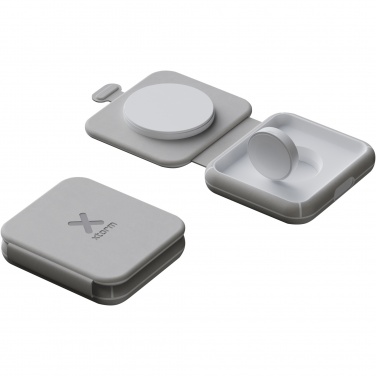 Logotrade promotional items photo of: Xtorm XWF21 15W foldable 2-in-1 wireless travel charger