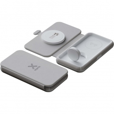 Logotrade promotional product picture of: Xtorm XWF31 15W foldable 3-in-1 wireless travel charger