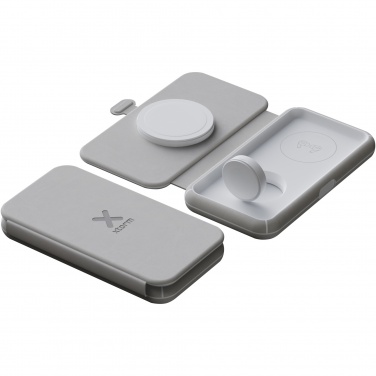 Logo trade promotional items picture of: Xtorm XWF31 15W foldable 3-in-1 wireless travel charger