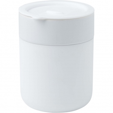 Logotrade promotional giveaway picture of: Java 330 ml ceramic tumbler with silicone wrap and plastic lid