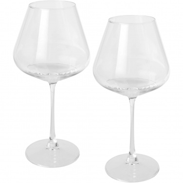 Logo trade promotional merchandise image of: Rosso 2-piece wine glass set 