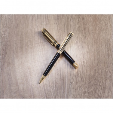 Logo trade advertising product photo of: Legato ballpoint and rollerball pen set