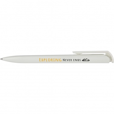 Logo trade promotional merchandise image of: Lucia recycled plastic ballpoint pen