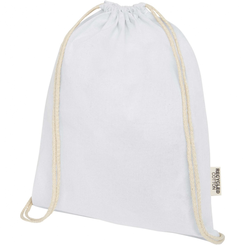 Logotrade promotional giveaways photo of: Oregon 140 g/m² GRS recycled cotton drawstring bag