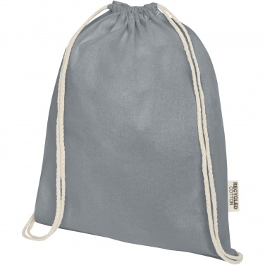 Logotrade promotional items photo of: Oregon 140 g/m² GRS recycled cotton drawstring bag