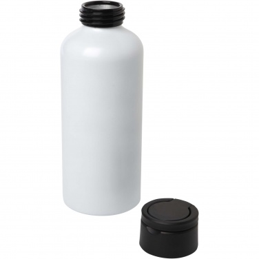 Logotrade promotional products photo of: Trinity 600 ml RCS certified recycled aluminium water bottle with RPET lid