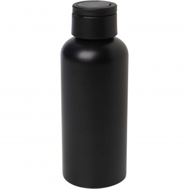 Logo trade promotional giveaway photo of: Trinity 600 ml RCS certified recycled aluminium water bottle with RPET lid
