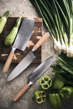 Logotrade promotional giveaways photo of: VINGA Hattasan Damascus Santoku knife