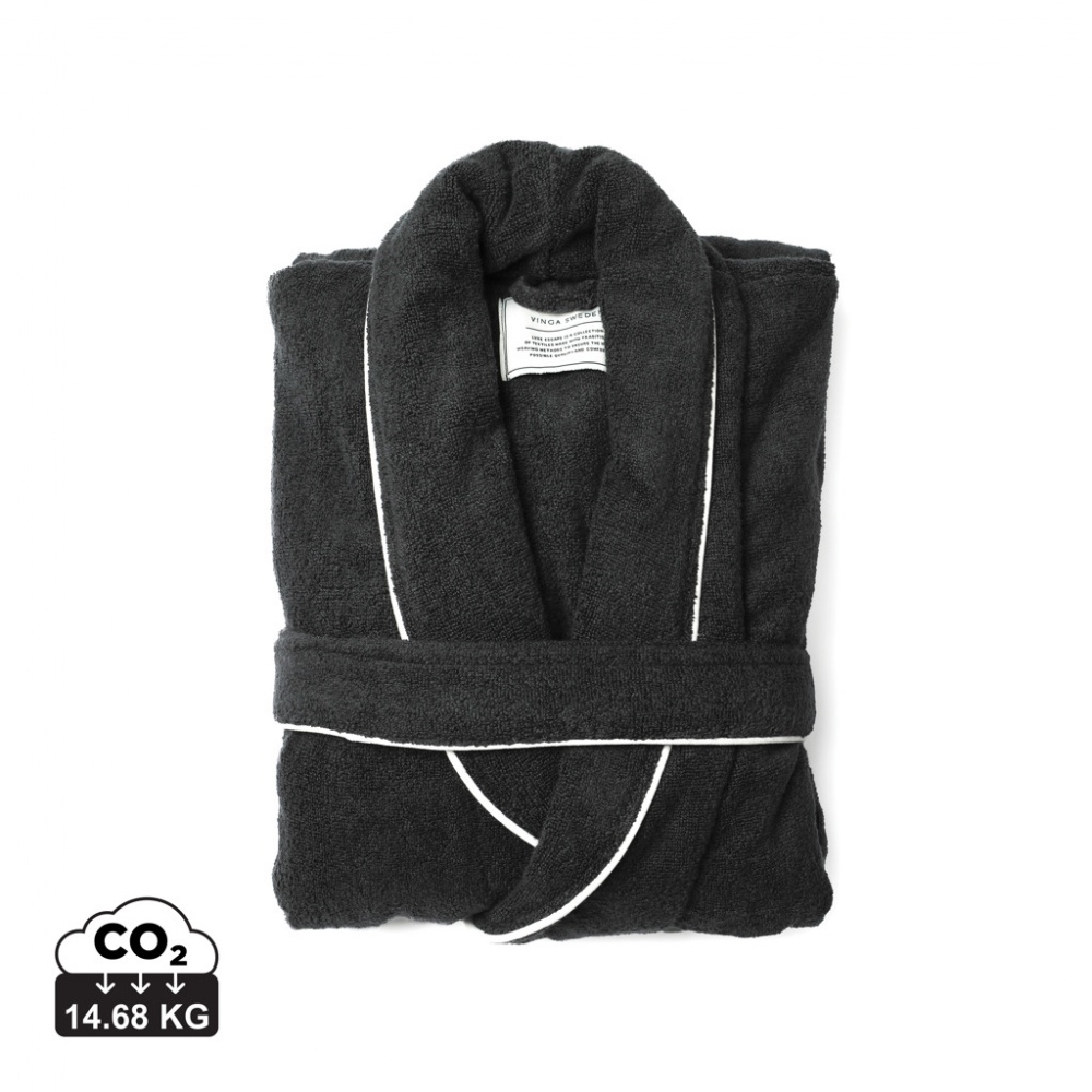 Logotrade promotional product picture of: VINGA Harper bathrobe S/M