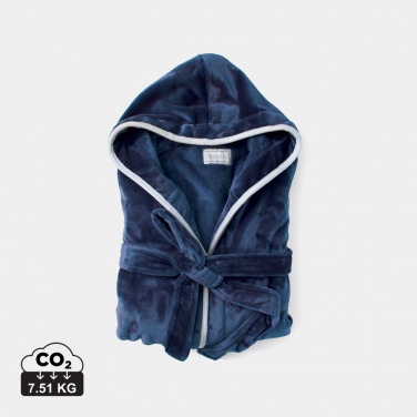 Logo trade corporate gift photo of: VINGA Louis luxury plush GRS RPET robe size S-M