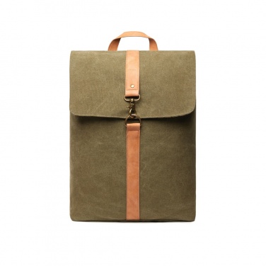 Logo trade advertising product photo of: VINGA Bosler backpack GRS recycled canvas