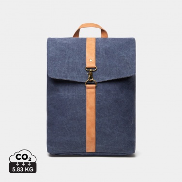 Logo trade promotional products image of: VINGA Bosler backpack GRS recycled canvas