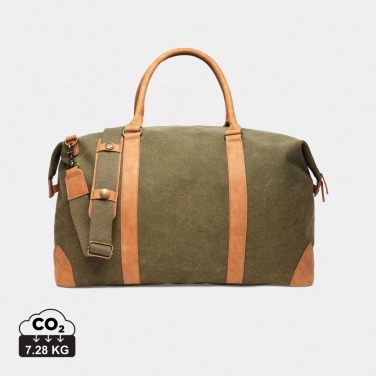 Logo trade promotional products picture of: VINGA Bosler RCS recycled canvas weekend bag