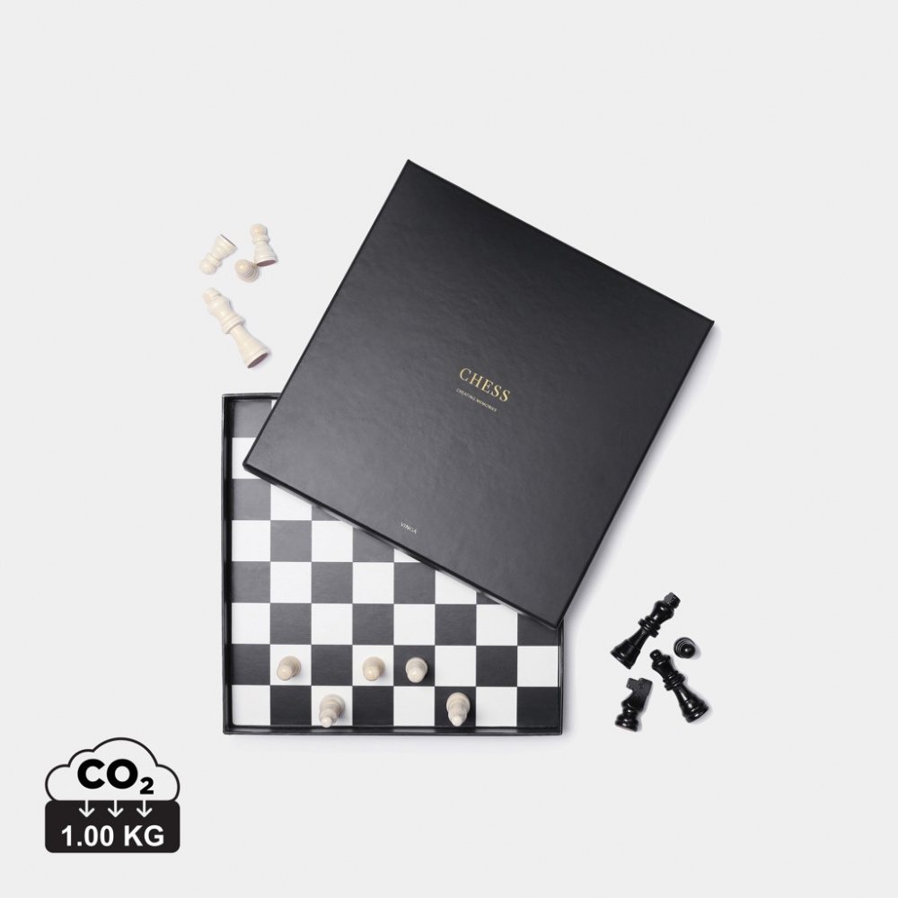 Logo trade business gifts image of: VINGA Chess coffee table game