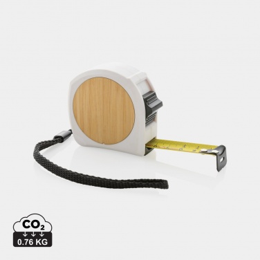 Logotrade promotional merchandise image of: RCS recycled plastic bamboo tape 5M/19mm
