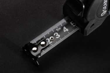 Logo trade business gifts image of: Gear X 5M measuring Tape with slow/fast retract function