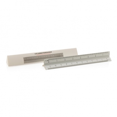 Logotrade promotional product picture of: 15cm. Aluminum triangular ruler
