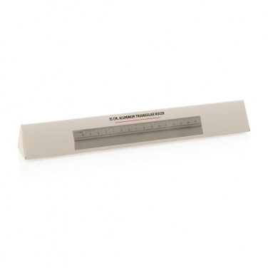 Logotrade business gifts photo of: 15cm. Aluminum triangular ruler