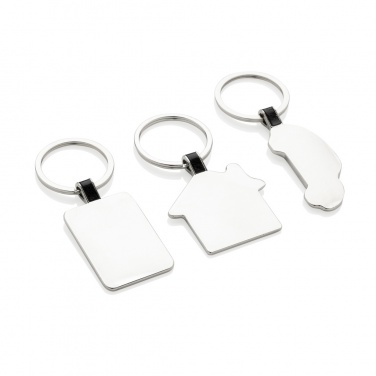 Logotrade promotional giveaway picture of: RCS recycled zinc alloy car keyring