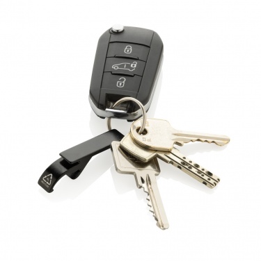 Logotrade promotional merchandise image of: RCS recycled aluminum bottle and can opener