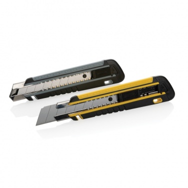 Logotrade corporate gift picture of: Refillable RCS rplastic heavy duty snap-off knife soft grip