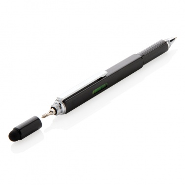 Logo trade business gift photo of: 5-in-1 aluminium toolpen