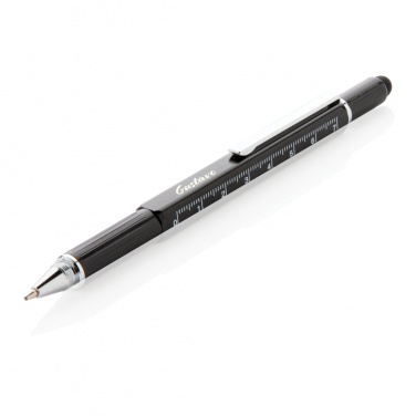 Logotrade promotional gift image of: 5-in-1 aluminium toolpen