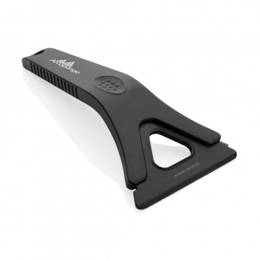 Logo trade promotional merchandise picture of: Polard RCS certified recycled plastic 3-in-1 ice scraper